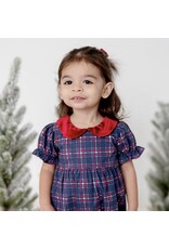 Ollie Jay Ollie Jay- Quinn Collared Bubble in Holiday Plaid