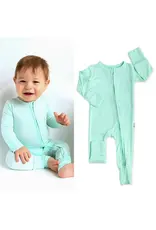 Gigi & Max- Finley Mint Footed Zip One Piece
