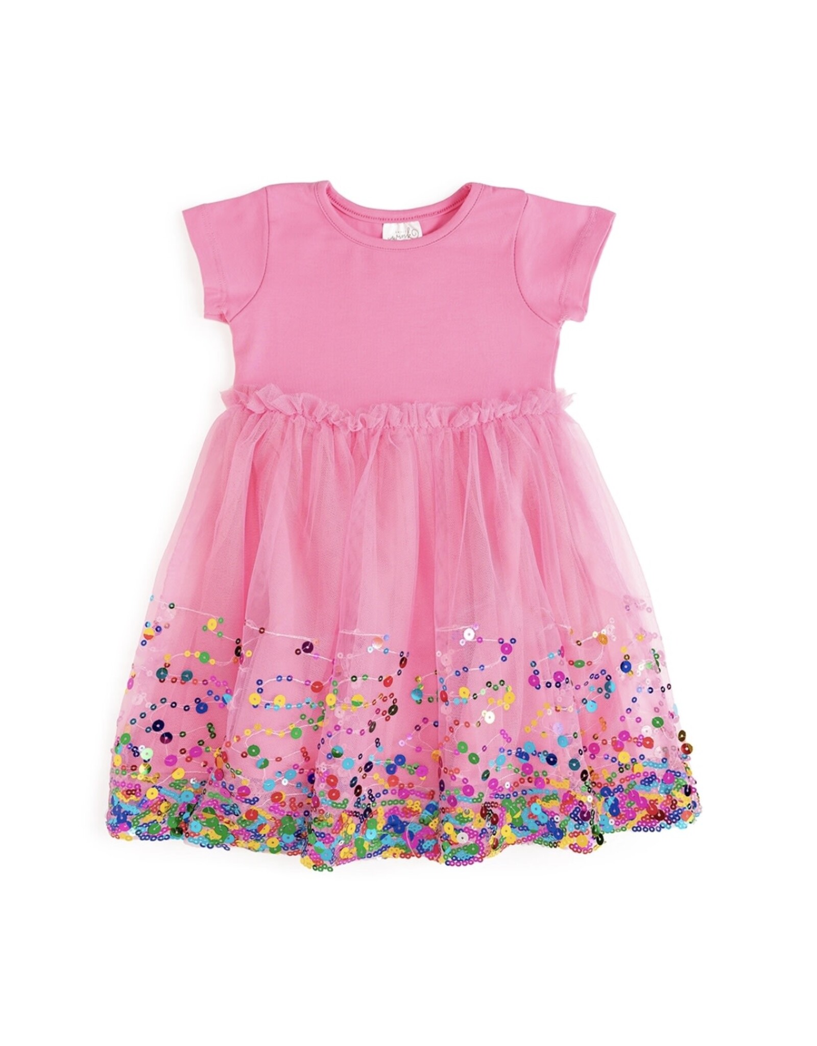 Sweet Wink- Raspberry Confetti Tutu Dress