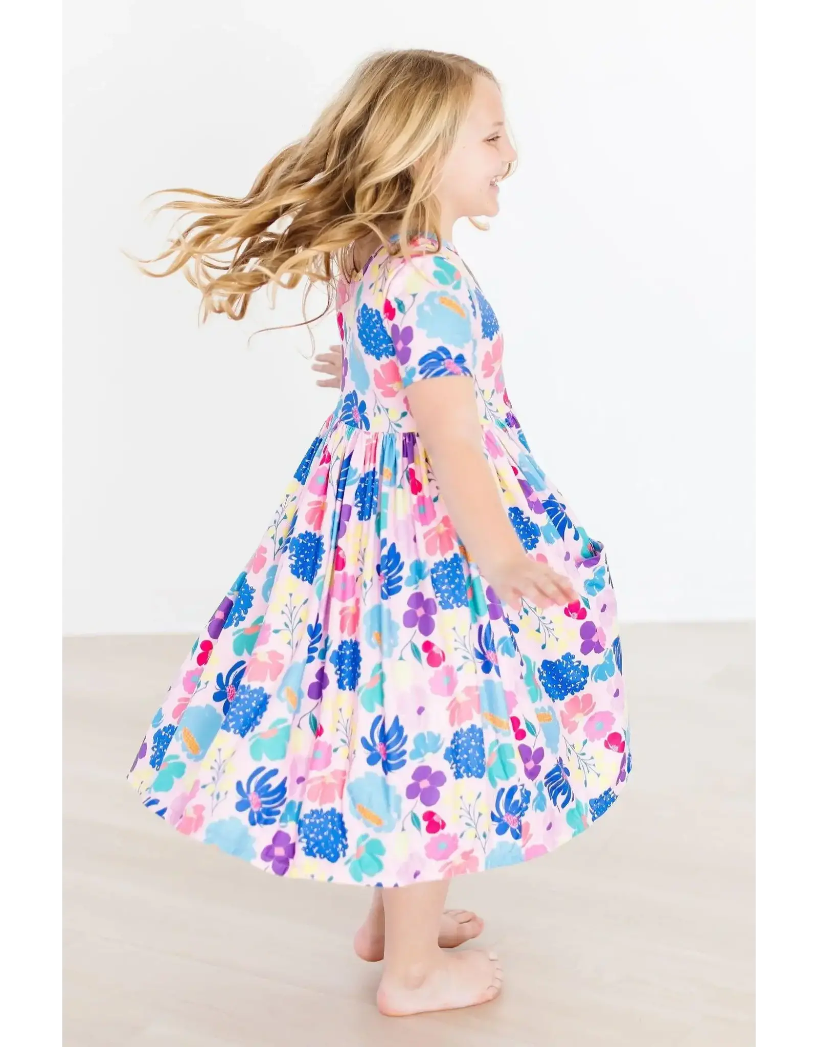 Mila & Rose Mila & Rose- Dahlia Dreams Pocket Twirl Dress