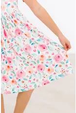 Mila & Rose Mila & Rose- Rosettes S/S Twirl Dress