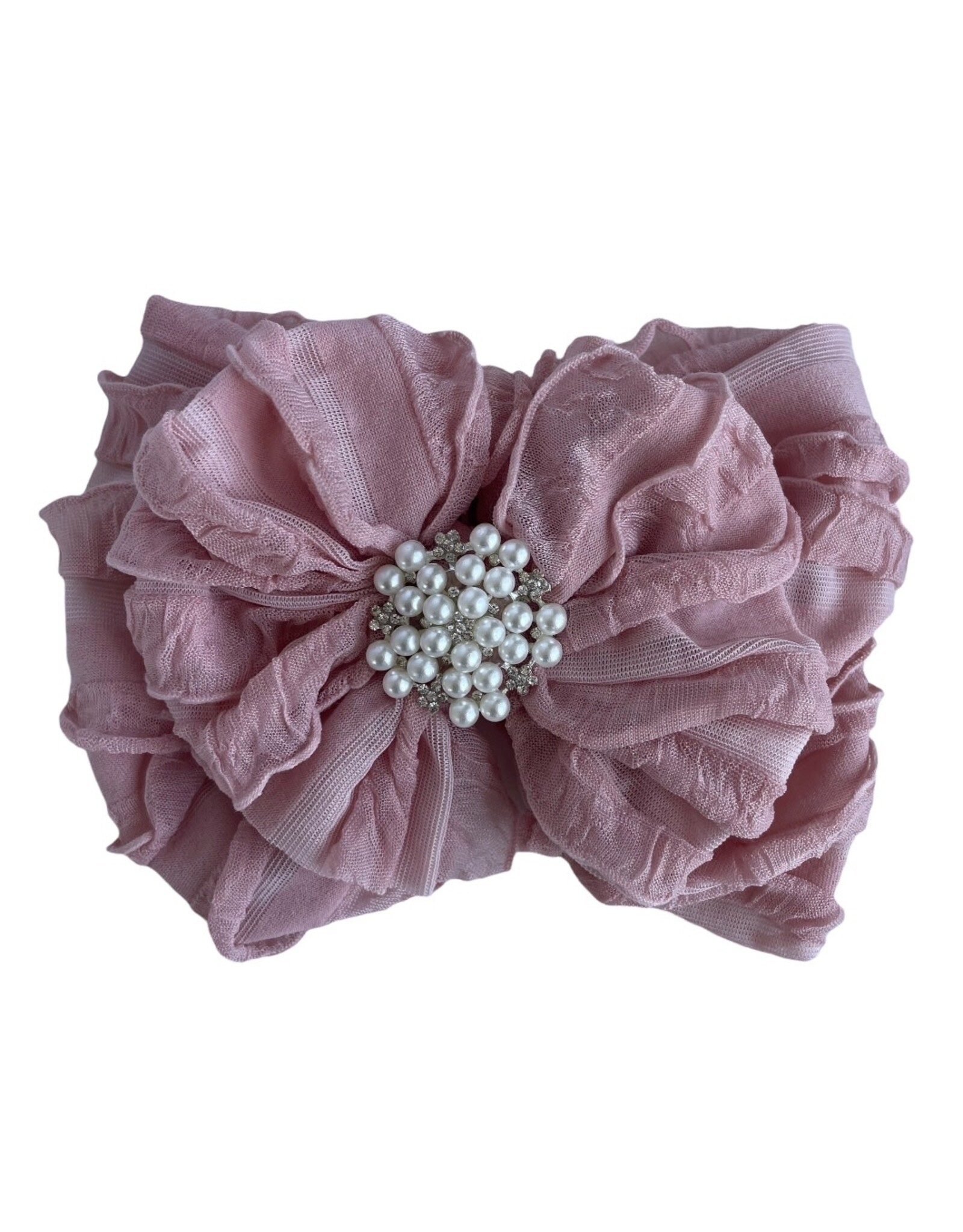 In Awe - Paris Pink Headband with Pearl