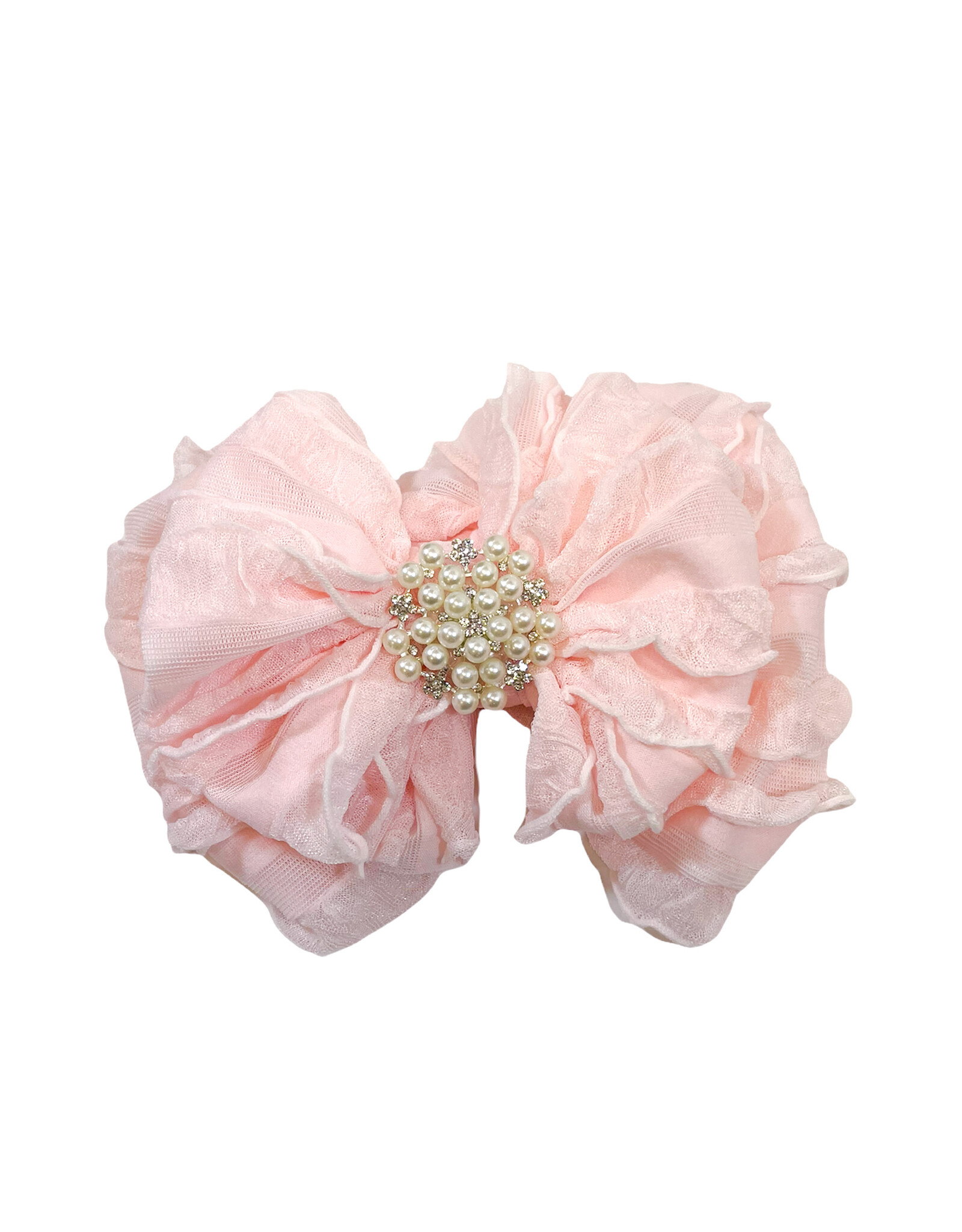In Awe - Sweet Pink Headband with Pearl