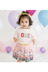 Sweet Wink Sweet Wink- One Birthday Patch S/S Ballet Pink TShirt