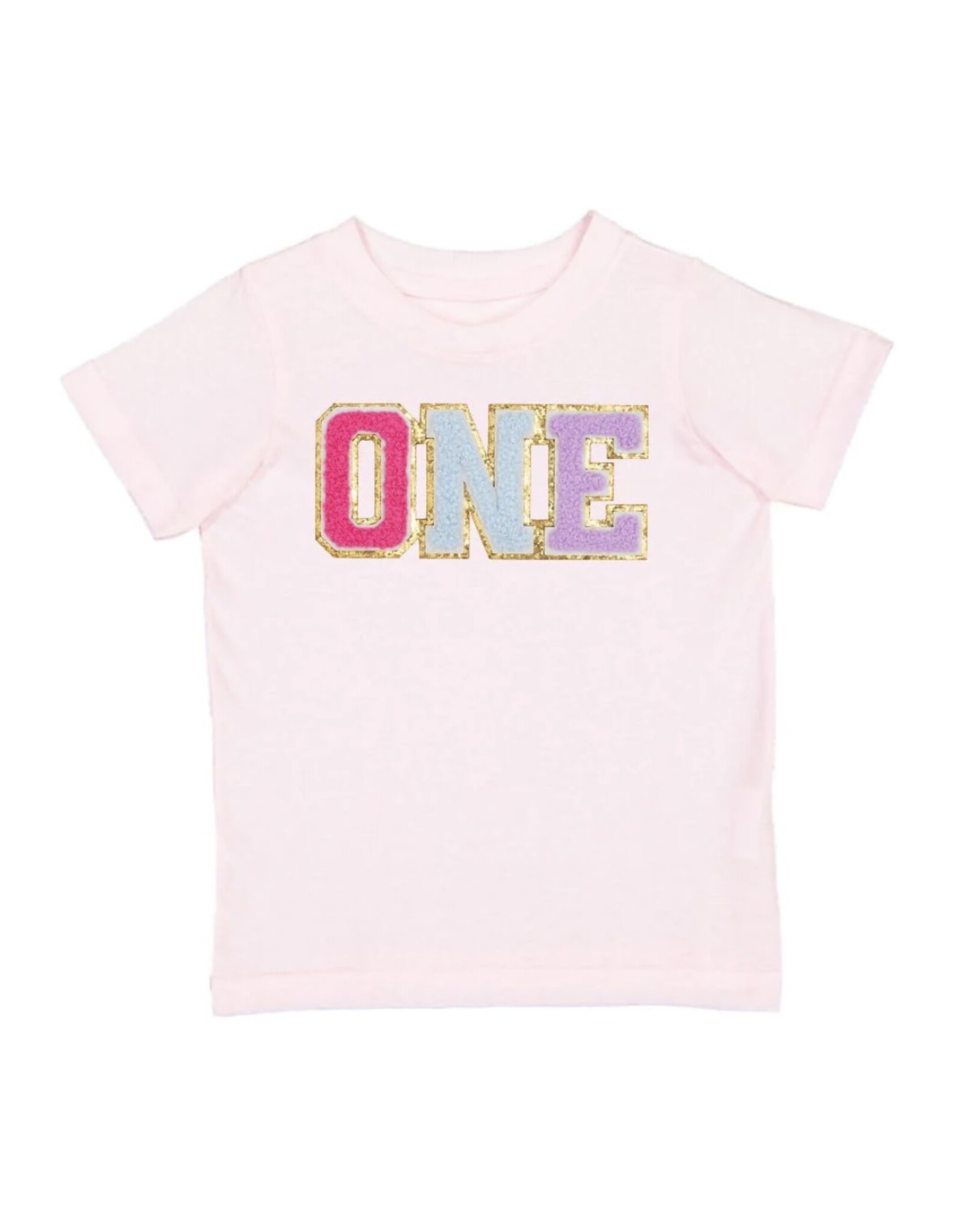 Sweet Wink- One Birthday Patch S/S Ballet Pink TShirt