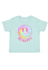 Sweet Wink- Be Happy S/S Aqua Shirt