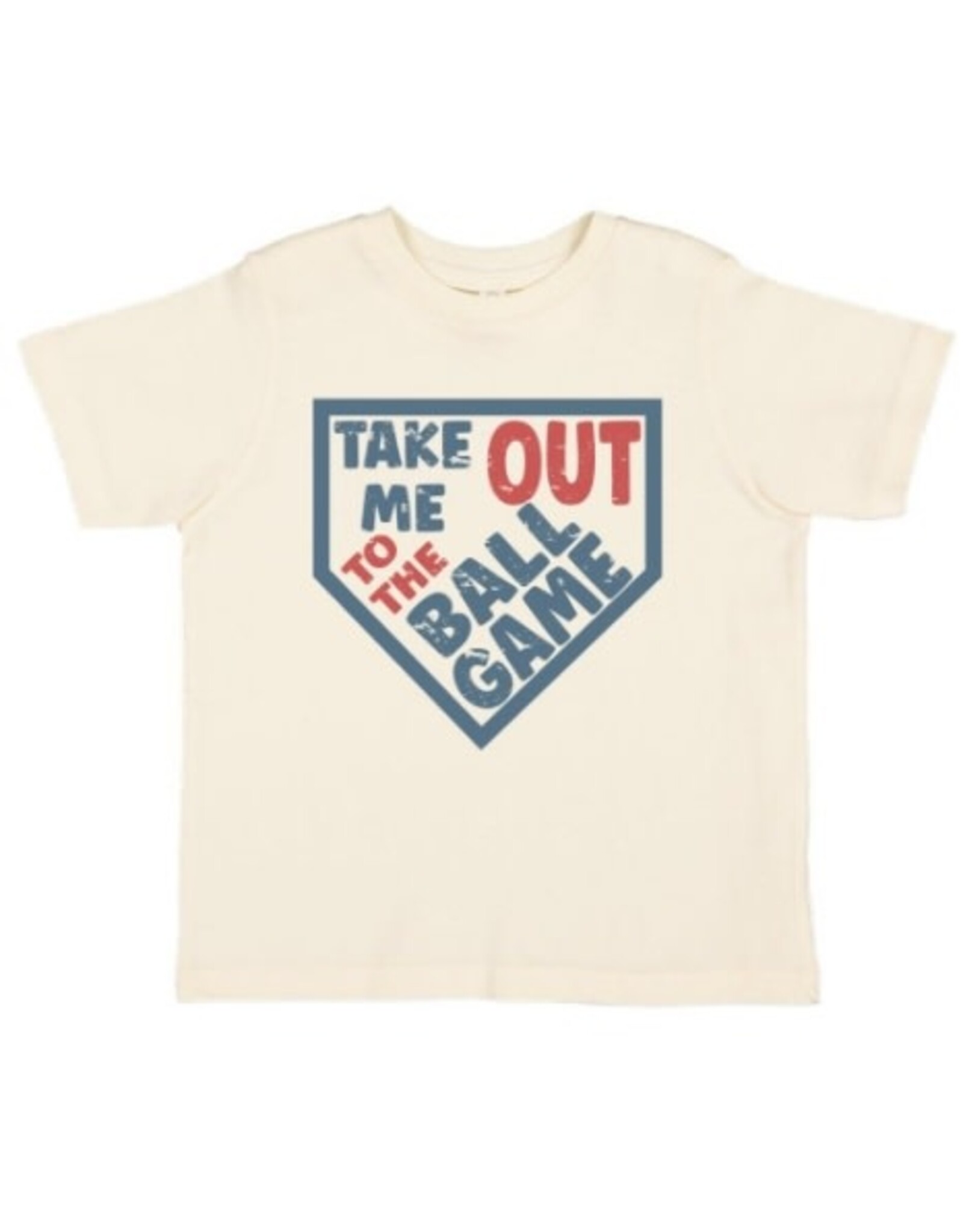 Sweet Wink- Take Me Out to the Ballgame Natural TShirt
