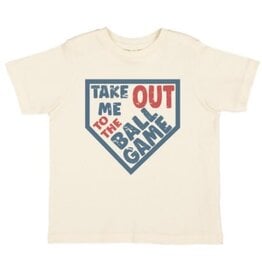 Sweet Wink Sweet Wink- Take Me Out to the Ballgame Natural TShirt