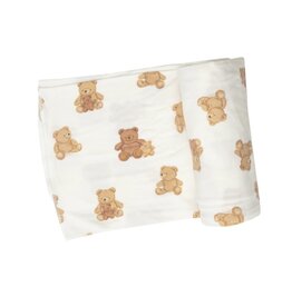 Angel Dear Angel Dear- Teddy Bears Swaddle Blanket