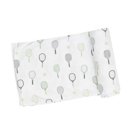 Angel Dear Angel Dear- Tennis Green Swaddle Blanket