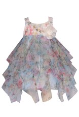 Bonnie  Jean Bonnie Jean- Cascade Floral Dress