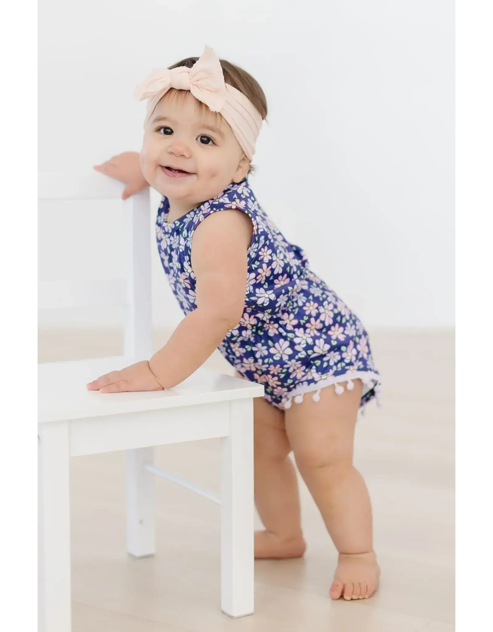 Mila & Rose Mila & Rose- Botanical Beauty Pom Pom Romper