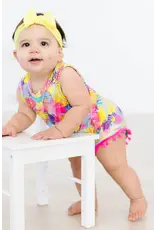 Mila & Rose Mila & Rose- Tropical Glow Pom Pom Romper