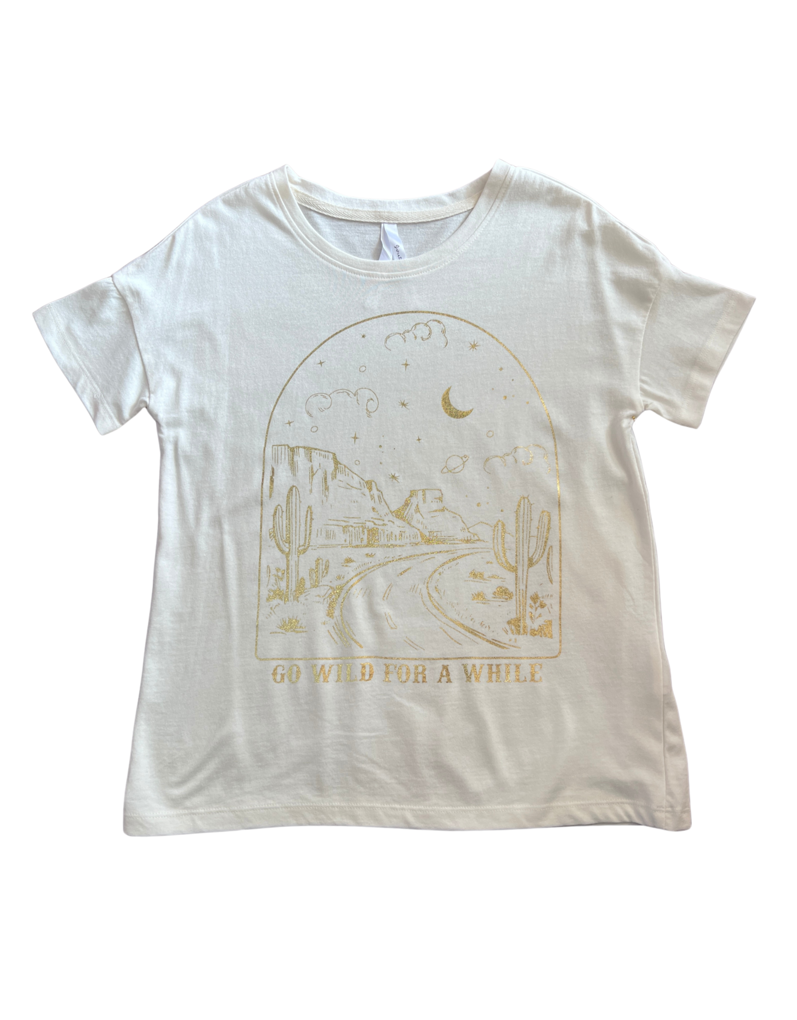 Sweet Soul- Go Wild For A While Gold Foil Tee