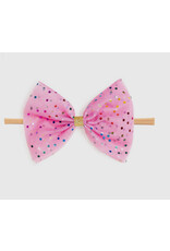 Sweet Wink Sweet Wink- Raspberry Confetti Tulle Bow Headband