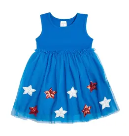Sweet Wink- Patriotic Star Tutu Dress