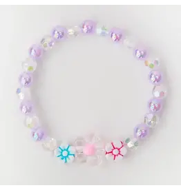 Sparkle Sisters Sparkle Sisters- Clear Purple Bracelet