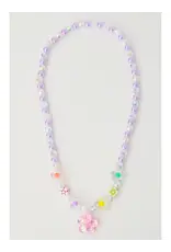 Sparkle Sisters Sparkle Sisters- Clear Purple Necklace