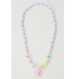 Sparkle Sisters Sparkle Sisters- Clear Purple Necklace