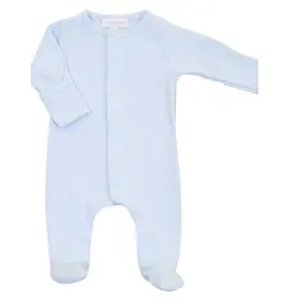 Magnolia Baby Magnolia Baby- Essentials Solid Blue Footie