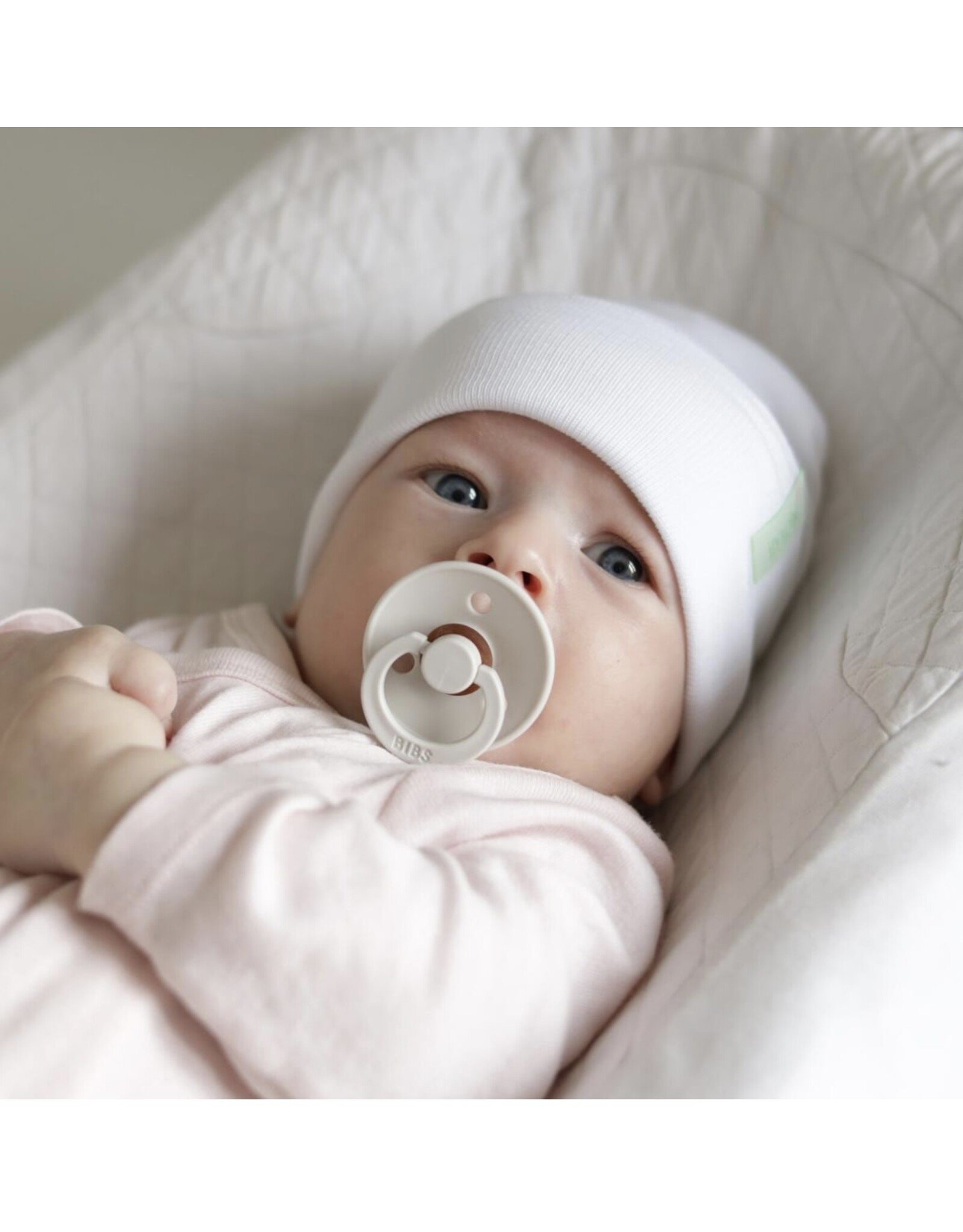 ILYBEAN Ilybean- Solid White Nursery Beanie