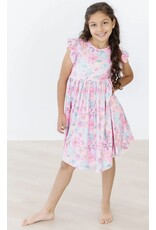 Mila & Rose Mila & Rose- Beachy Blooms Flutter Sleeve Twirl Dress