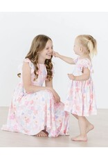 Mila & Rose Mila & Rose- Castles & Rainbows Flutter Sleeve Twirl Dress