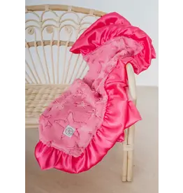 Razzle Baby Razzle Baby- Double Plush Pink Stars Blanket