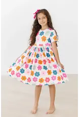 Mila & Rose Mila & Rose- Retro Floral Pocket Twirl Dress