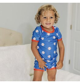 Sugar Bee Clothing Sugar Bee- Baseball Short Lounge Set
