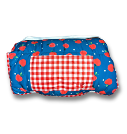 Sugar Bee Clothing Sugar Bee- Apples on Navy Nap Mat