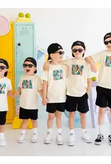 Sweet Wink- Hello Preschool Shirt: Natural