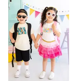Sweet Wink Sweet Wink- Hello Kindergarten Shirt: Natural
