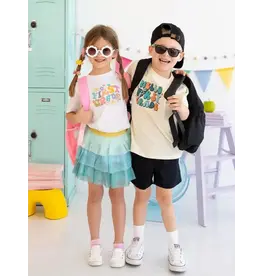 Sweet Wink- Hello First Grade Shirt: Natural