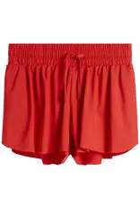 Suzette Suzette- Red Fly Away Shorts