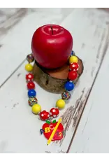 ABC Apple Chunky Necklace