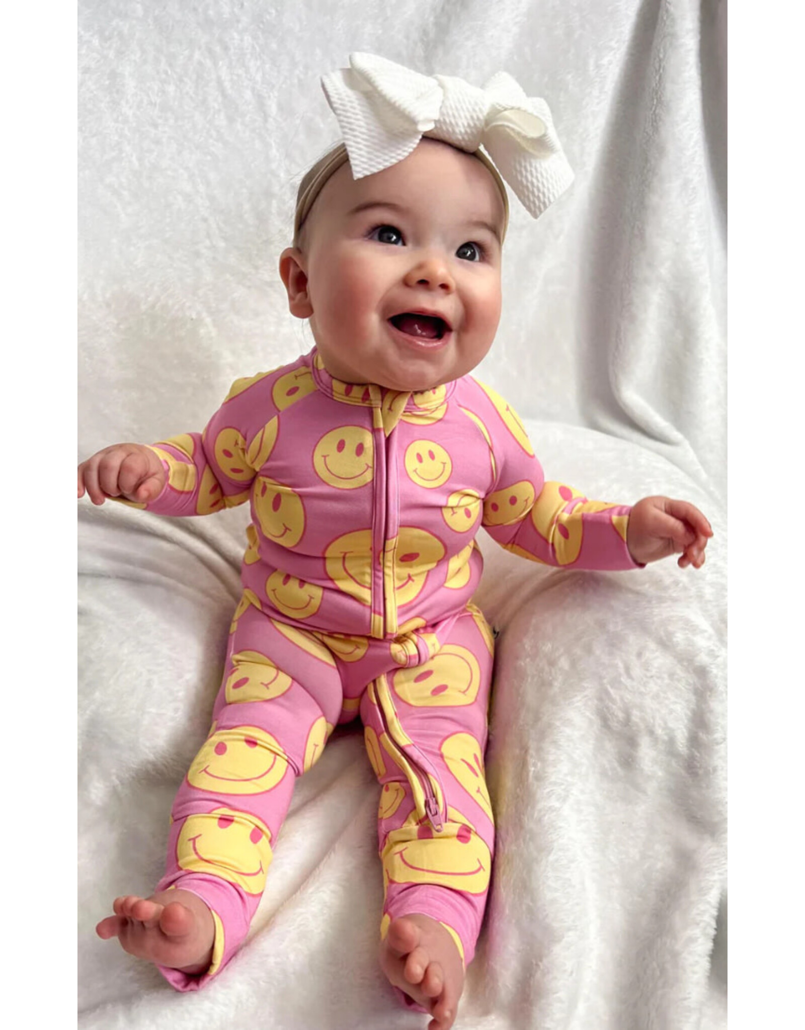 Jensen's Jammies Jensen's Jammies- Pink Lemonade Zippy