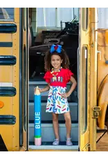 Crazy Crayons & Colored Pencils Ruffled Skirt Set