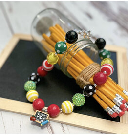 ABC Chalkboard Chunky Necklace