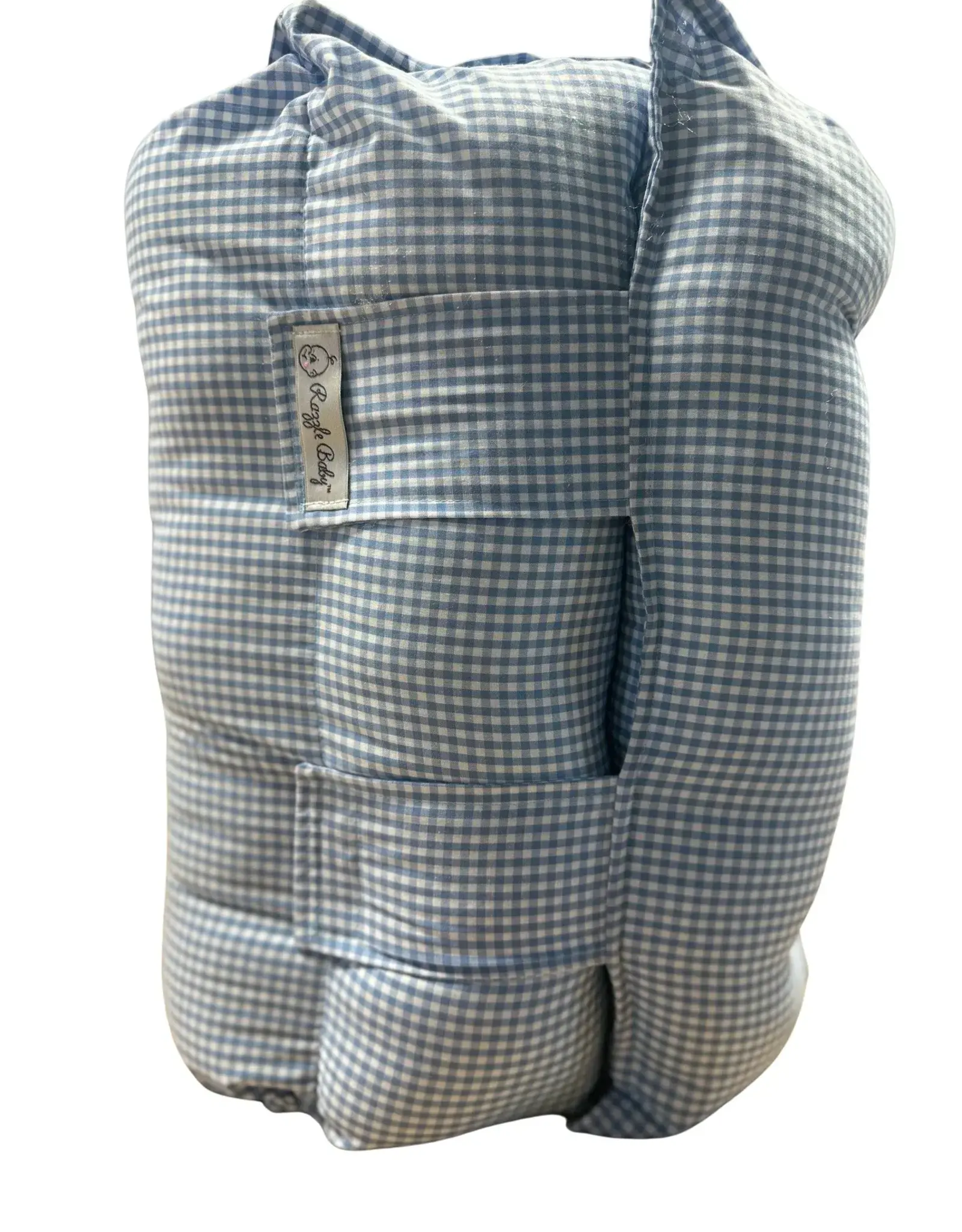 Razzle Baby Razzle Baby - Small Blue & White Gingham Nap Mat