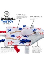 Baby Jack & Company Baby Jack & Co. - Baseball Lovey Tag Stroller Toy 10’ x 10’