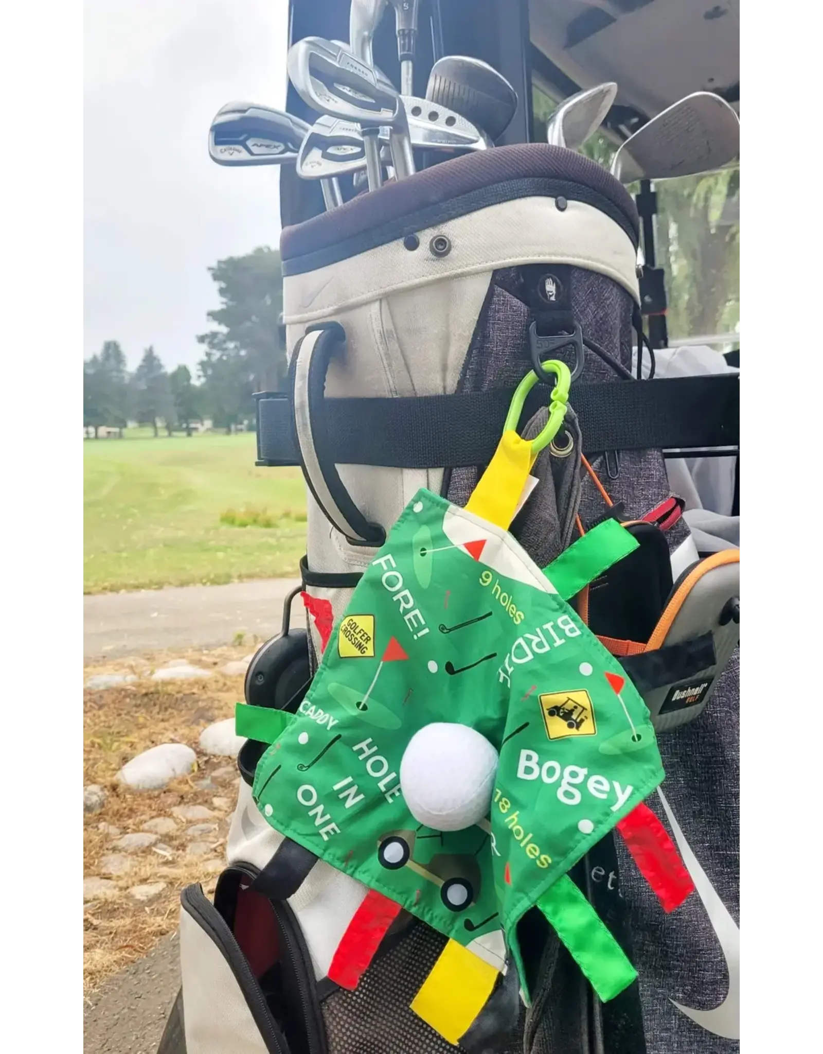 Baby Jack & Company Baby Jack & Co. - Golf Lovey Tag Stroller Toy 10’ x 10’
