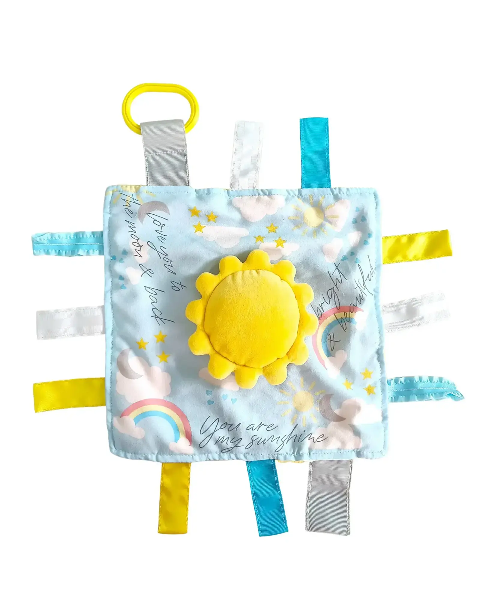 Baby Jack & Company Baby Jack & Co. - Sunshine Rainbow Weather Lovey Tag Stroller Toy 10’ x 10’