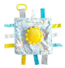 Baby Jack & Company Baby Jack & Co. - Sunshine Rainbow Weather Lovey Tag Stroller Toy 10’ x 10’