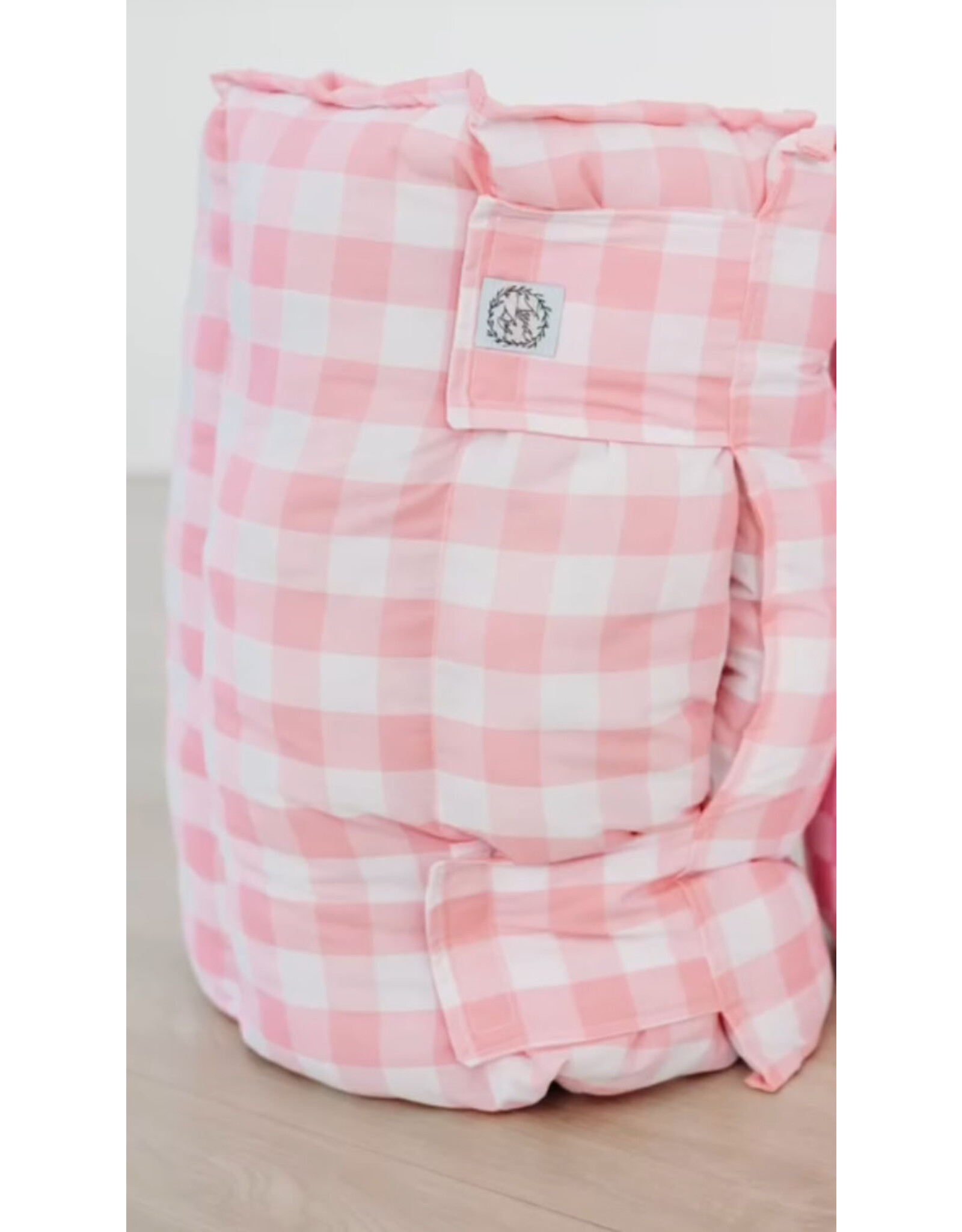 Razzle Baby Razzle Baby- Pink & White Check Nap Mat