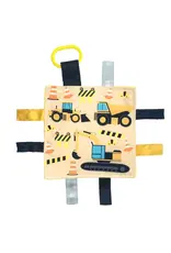 Baby Jack & Company Baby Jack & Co.- Construction Worker & Trucks Crinkle Tag Toy Teether 8’ x 8’