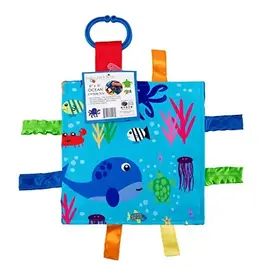 Baby Jack & Company Baby Jack & Co.- Ocean Fish Crinkle Tag Toy Teether 8’ x 8’