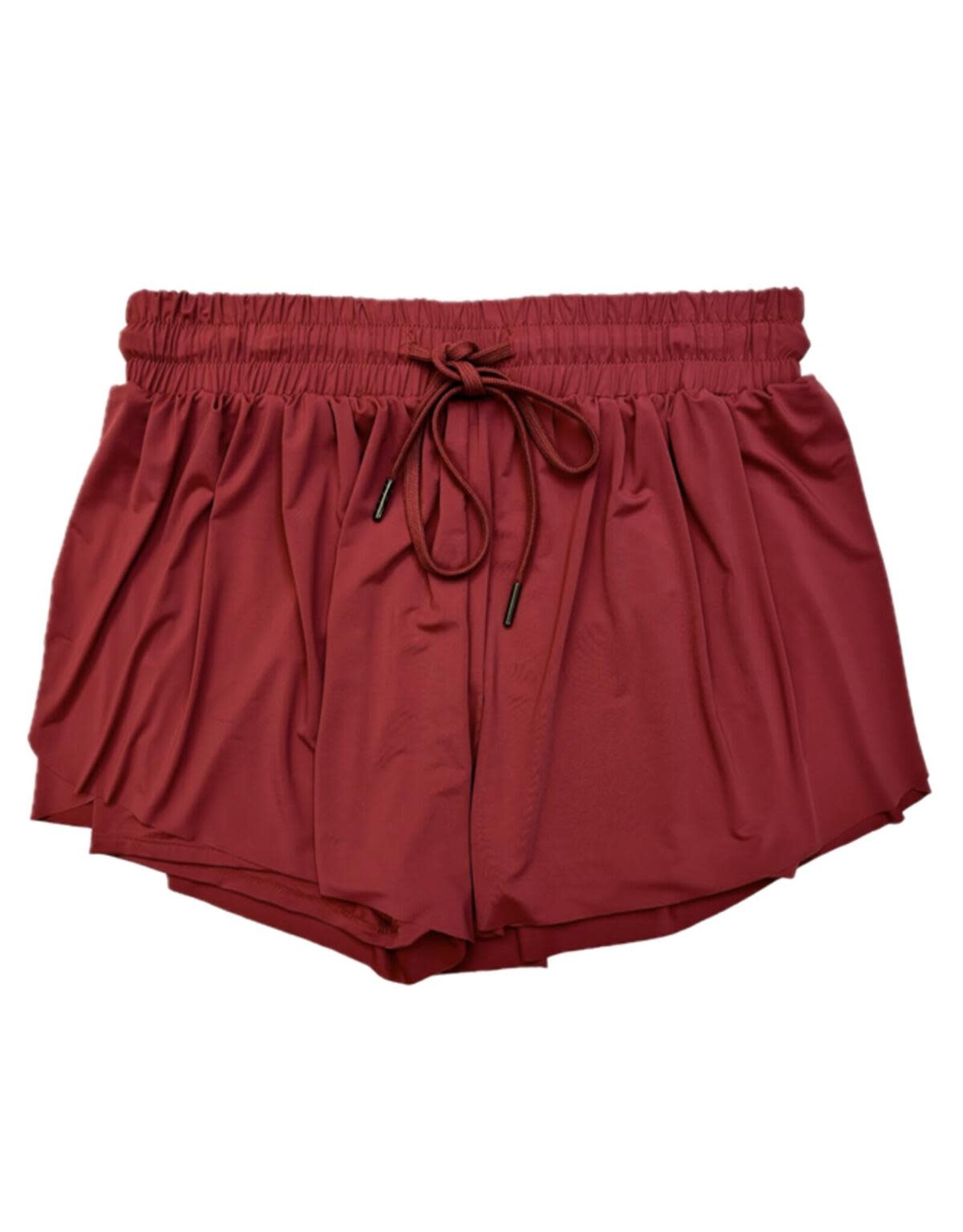 Suzette Suzette- Burgundy Fly Away Short