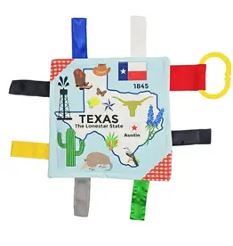 Baby Jack & Company Baby Jack & Co.- Texas State Crinkle Tag Toy Teether 8’ x 8’