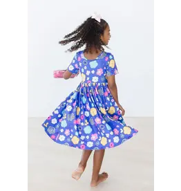 Mila & Rose Mila & Rose- Floral Frenzy S/S Pocket Twirl Dress
